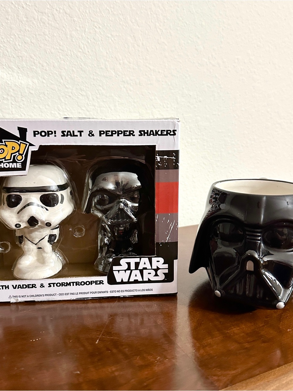 Star Wars Darth Vader 18oz. Ceramic Mug + Salt and Pepper Shaker Set